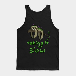 Taking it Slow sloth Tank Top